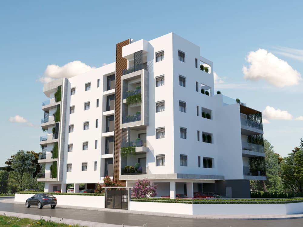 2-bedrooms apartments in Nicosia, Cyprus.