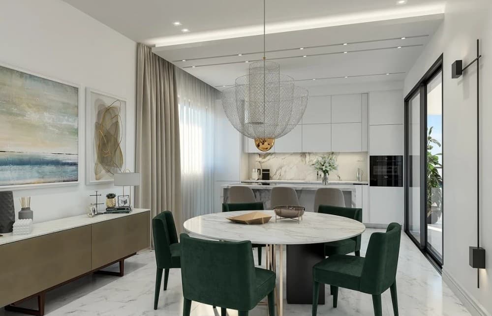 2-bedrooms apartments in Limassol, Cyprus.