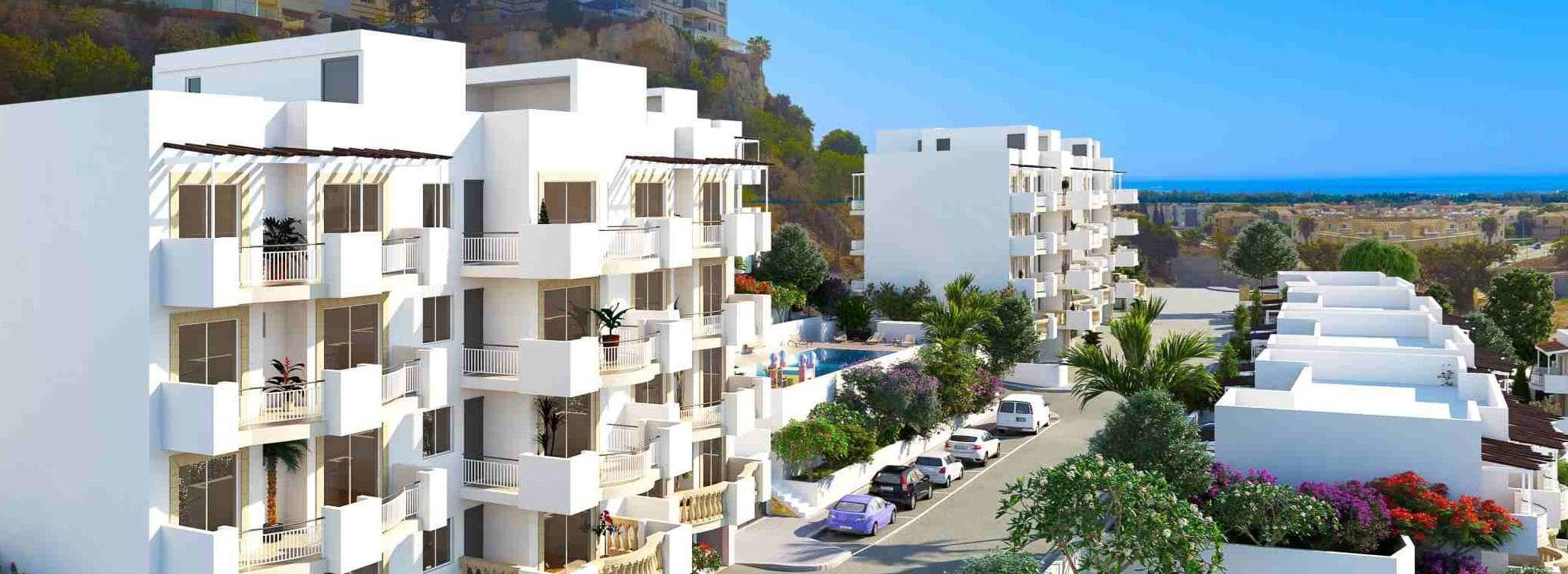 3-bedrooms apartments in Paphos, Cyprus.