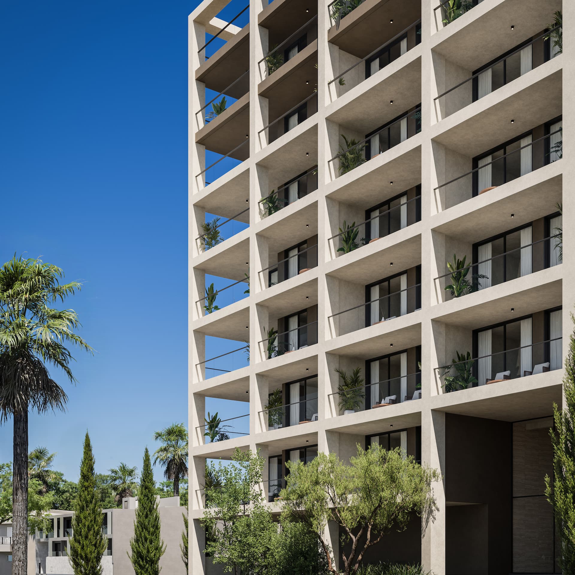 1-bedrooms apartments in Limassol, Cyprus.