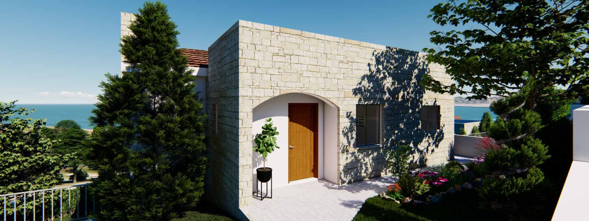 3-bedrooms house in Paphos, Cyprus.