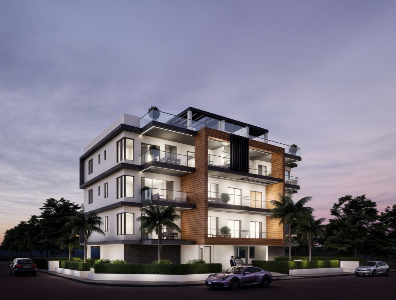 2-bedrooms apartments in Limassol, Cyprus.