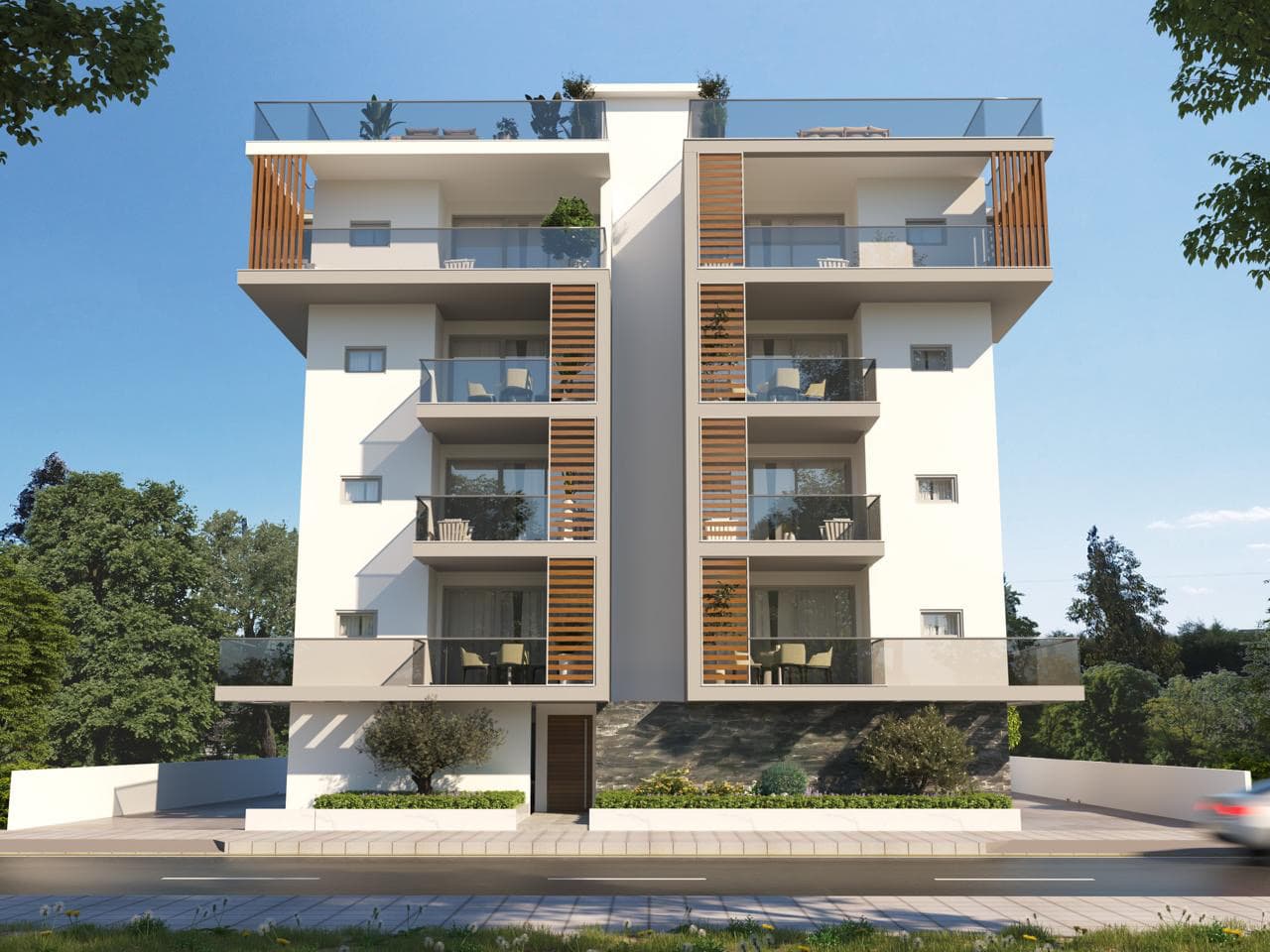 2-bedrooms apartments in Larnaca, Cyprus.