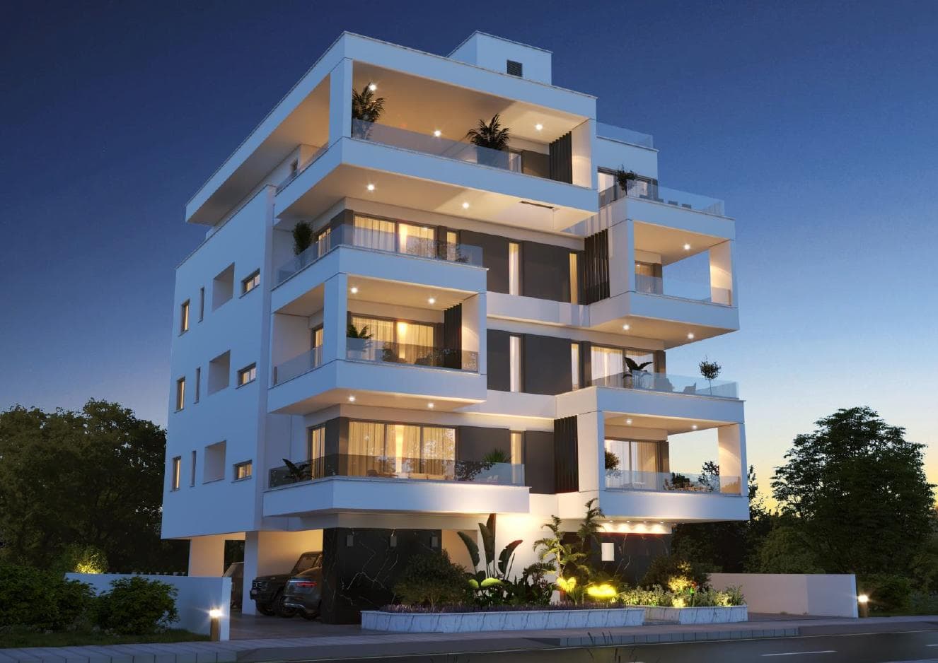 2-bedrooms apartments in Larnaca, Cyprus.