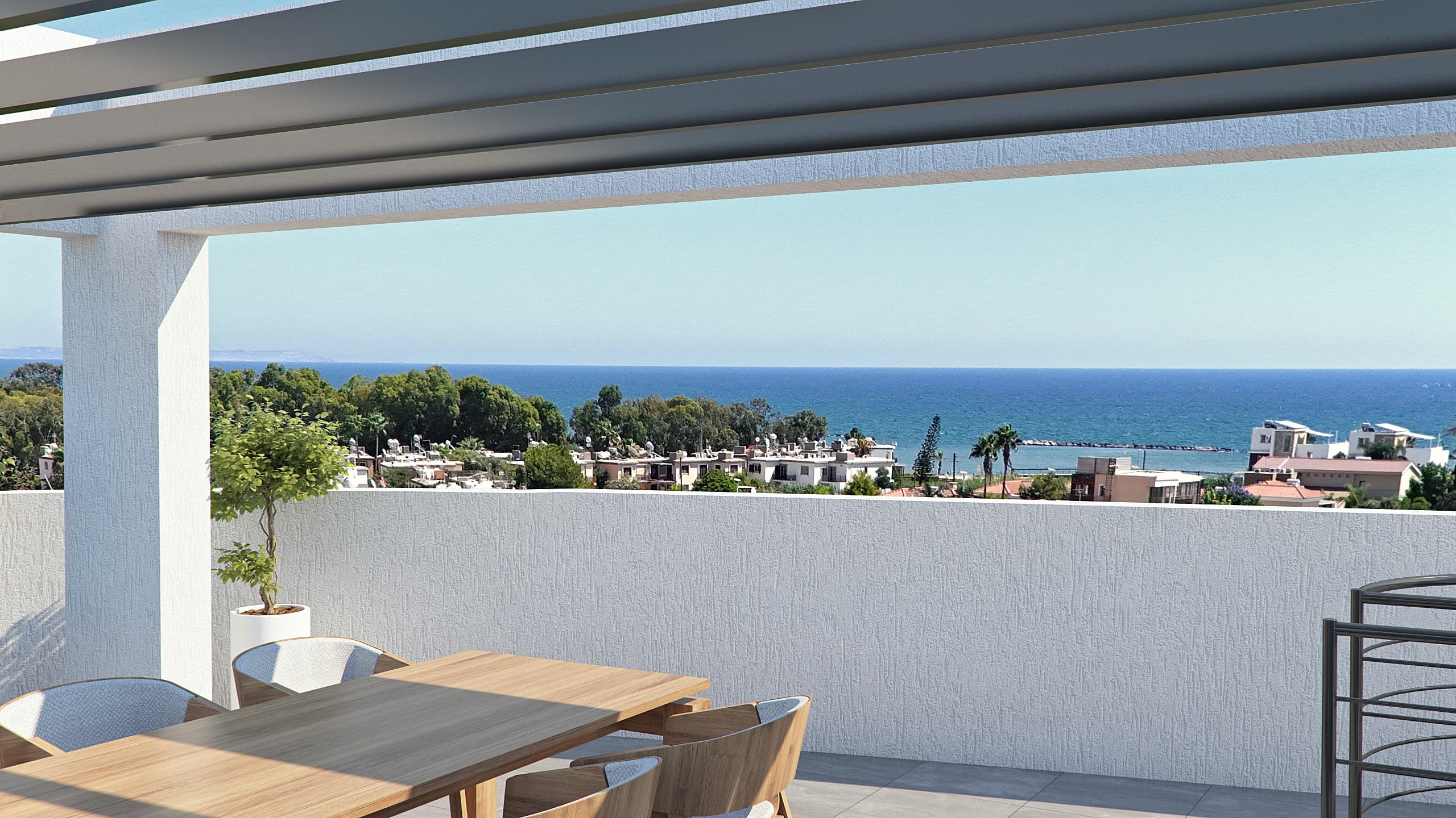 2-bedrooms apartments in Larnaca, Cyprus.