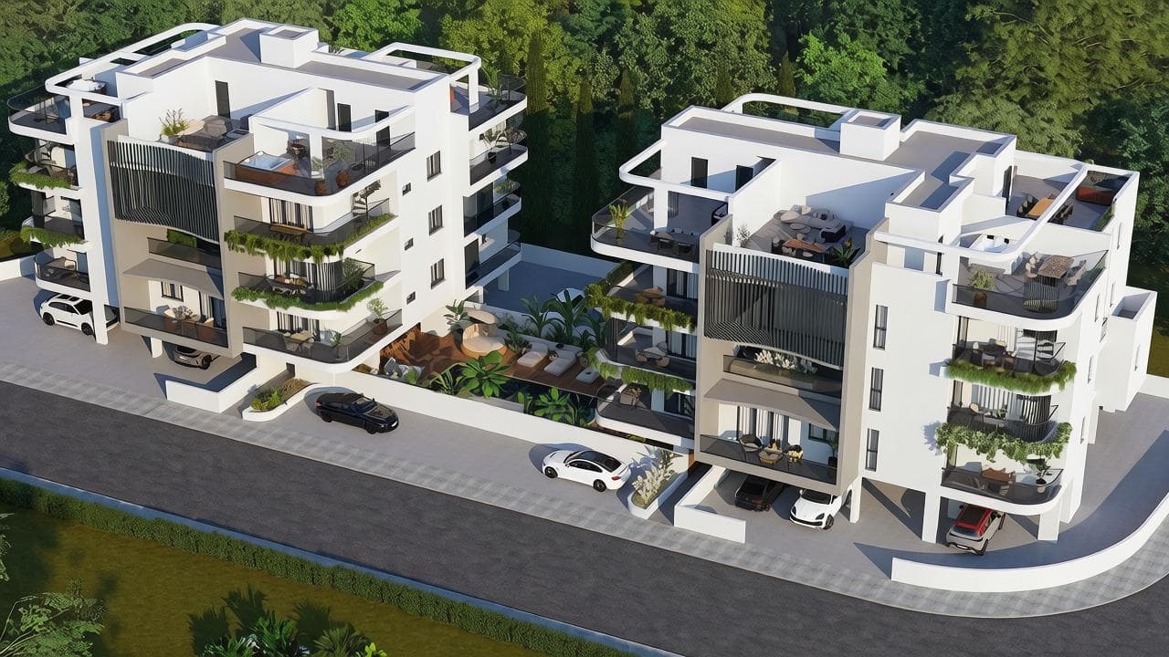 1-bedrooms apartments in Larnaca, Cyprus.