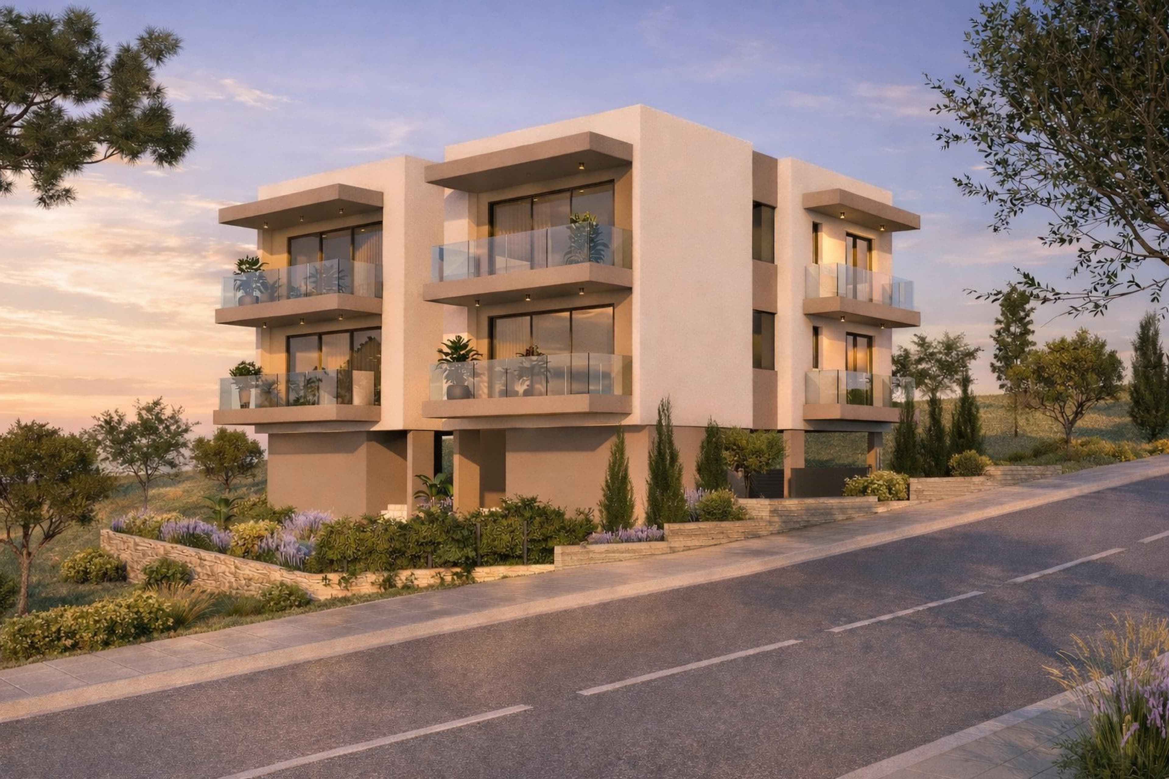 2-bedrooms apartments in Paphos, Cyprus.