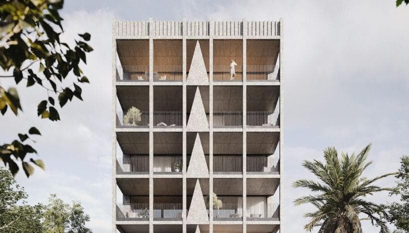2-bedrooms apartments in Nicosia, Cyprus.