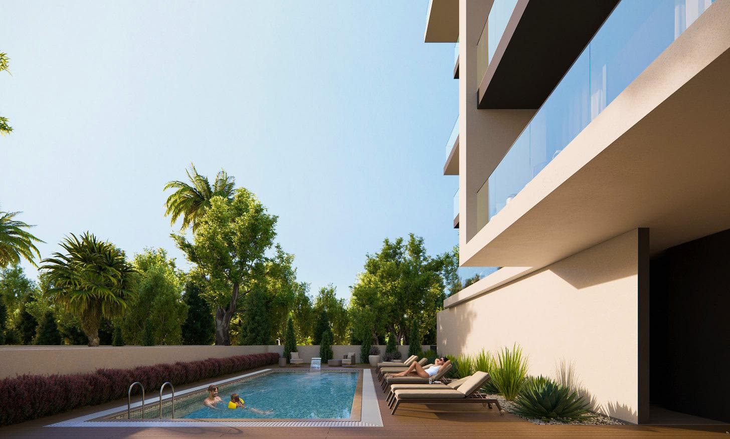 2-bedrooms apartments in Limassol, Cyprus.