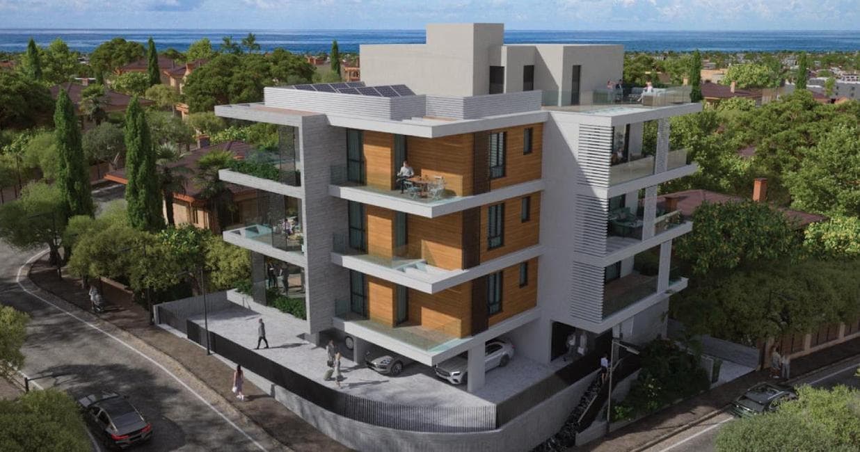 2-bedrooms apartments in Limassol, Cyprus.