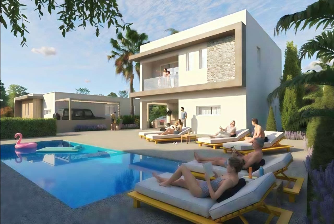 3-bedrooms house in Larnaca, Cyprus.