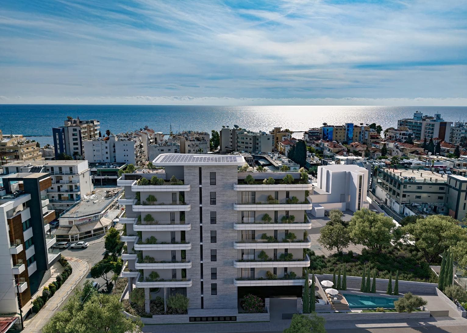 2-bedrooms apartments in Limassol, Cyprus.