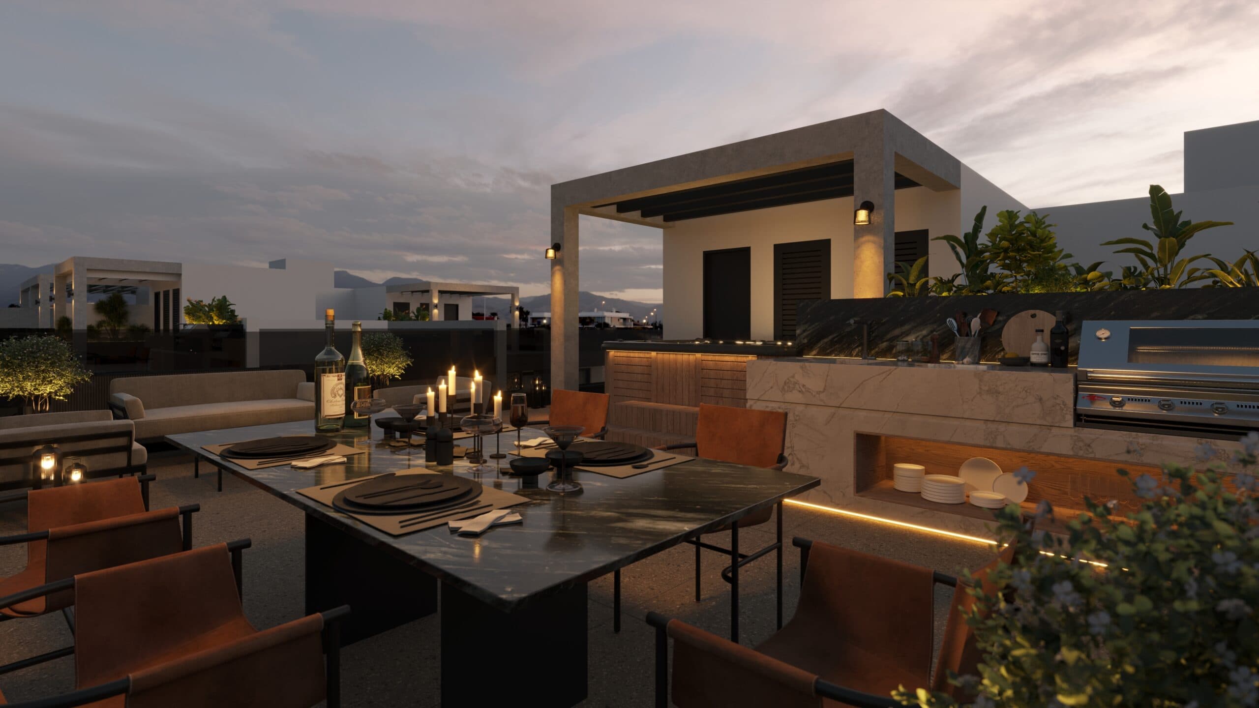 2-bedrooms apartments in Larnaca, Cyprus.