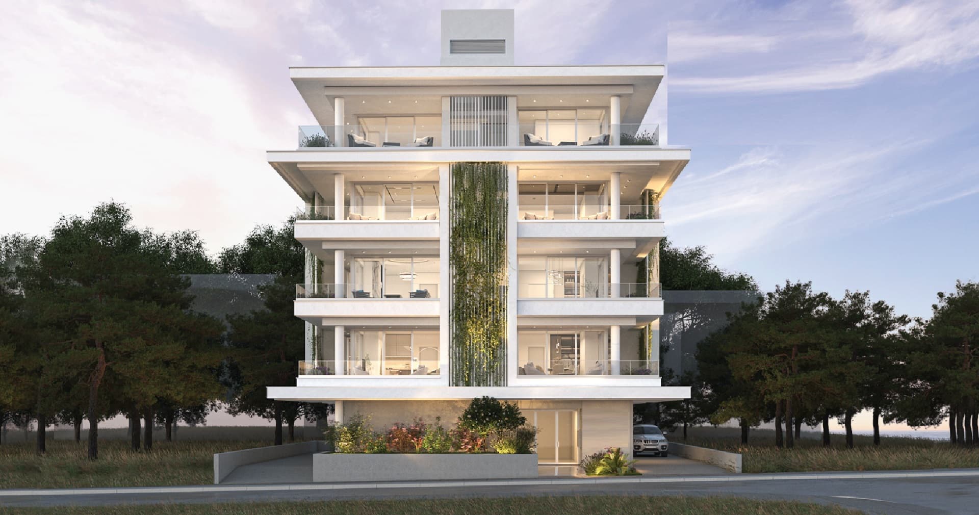 2-bedrooms apartments in Nicosia, Cyprus.