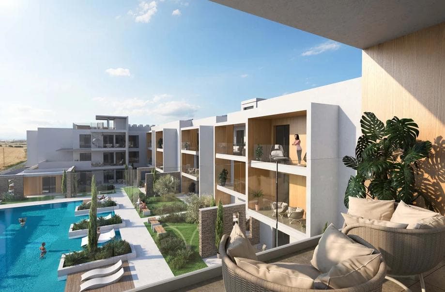 2-bedrooms apartments in Larnaca, Cyprus.