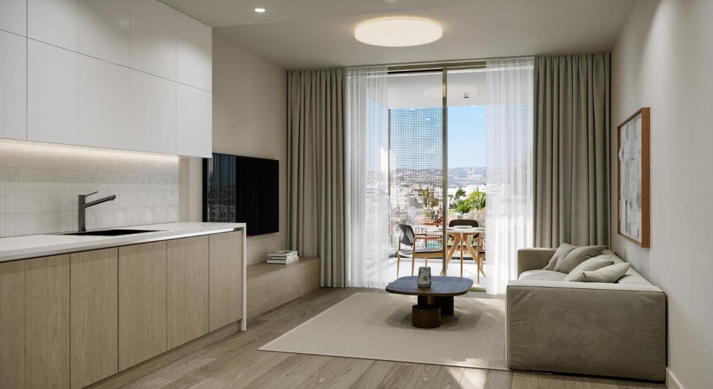 1-bedrooms apartments in Paphos, Cyprus.