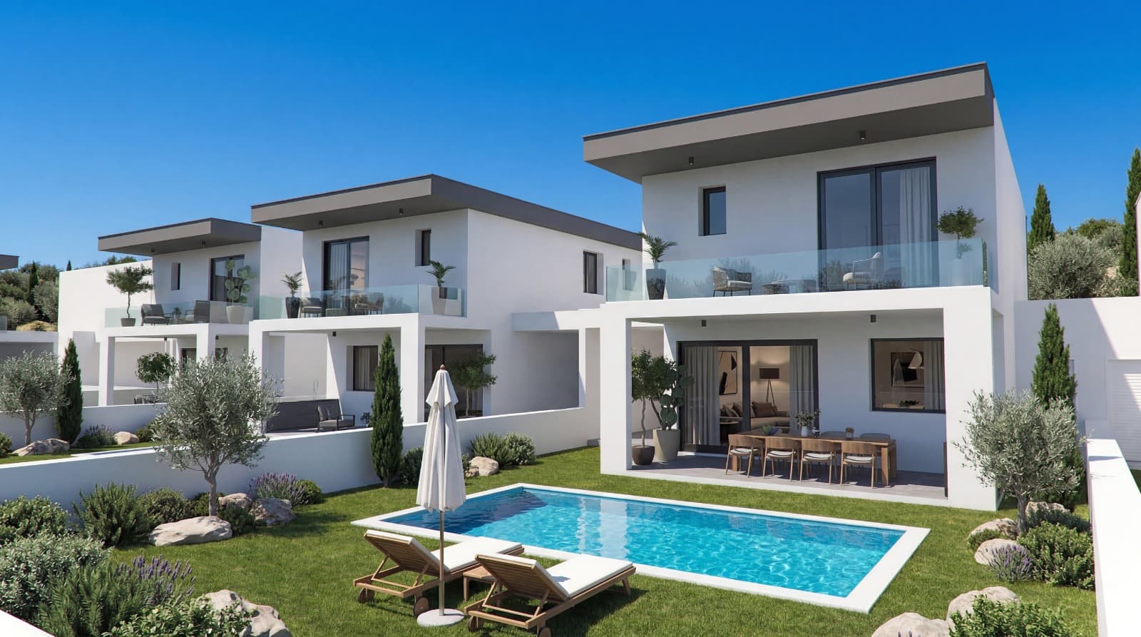 3-bedrooms house in Larnaca, Cyprus.