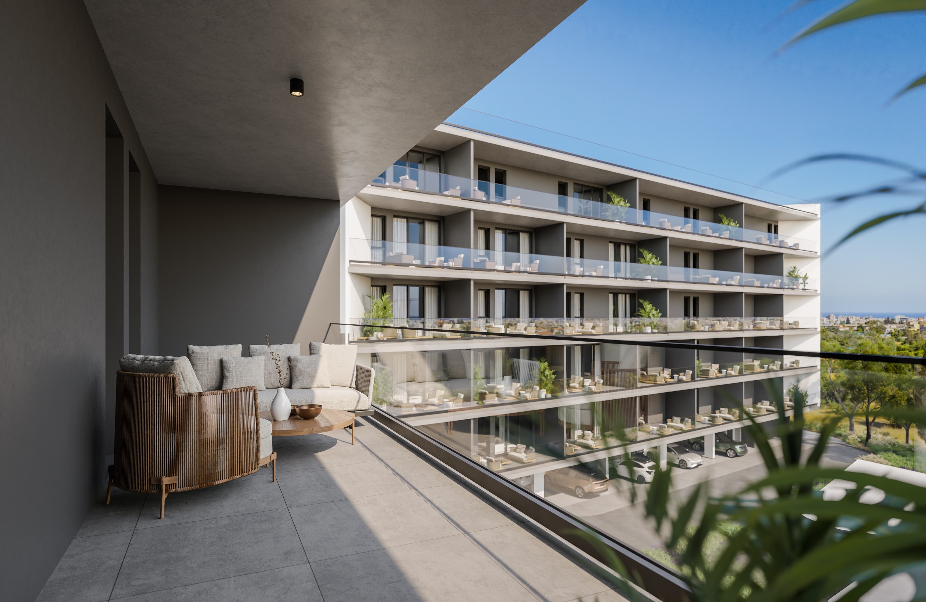 2-bedrooms apartments in Limassol, Cyprus.