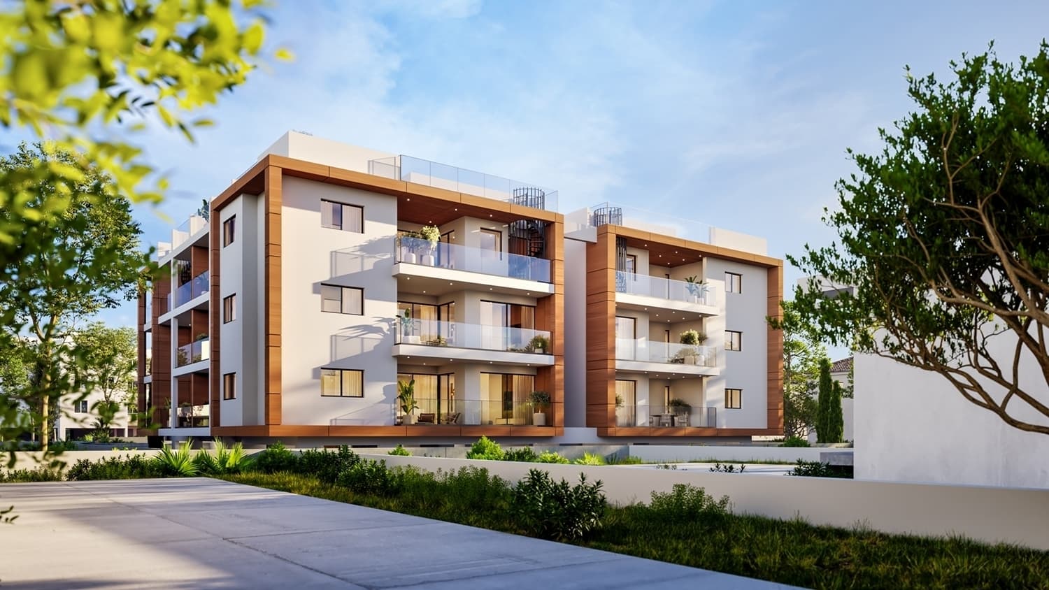 3-bedrooms apartments in Limassol, Cyprus.