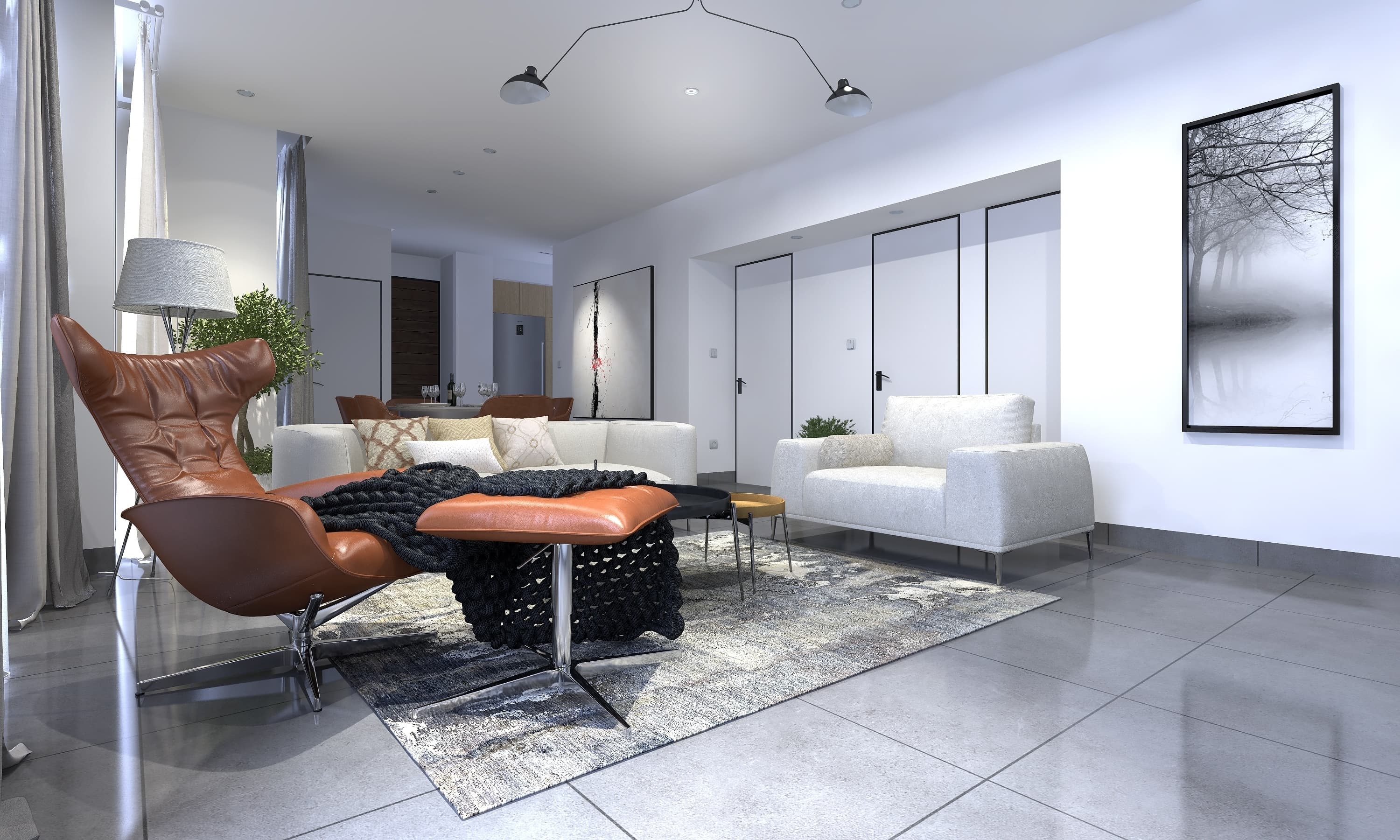 3-bedrooms apartments in Paphos, Cyprus.