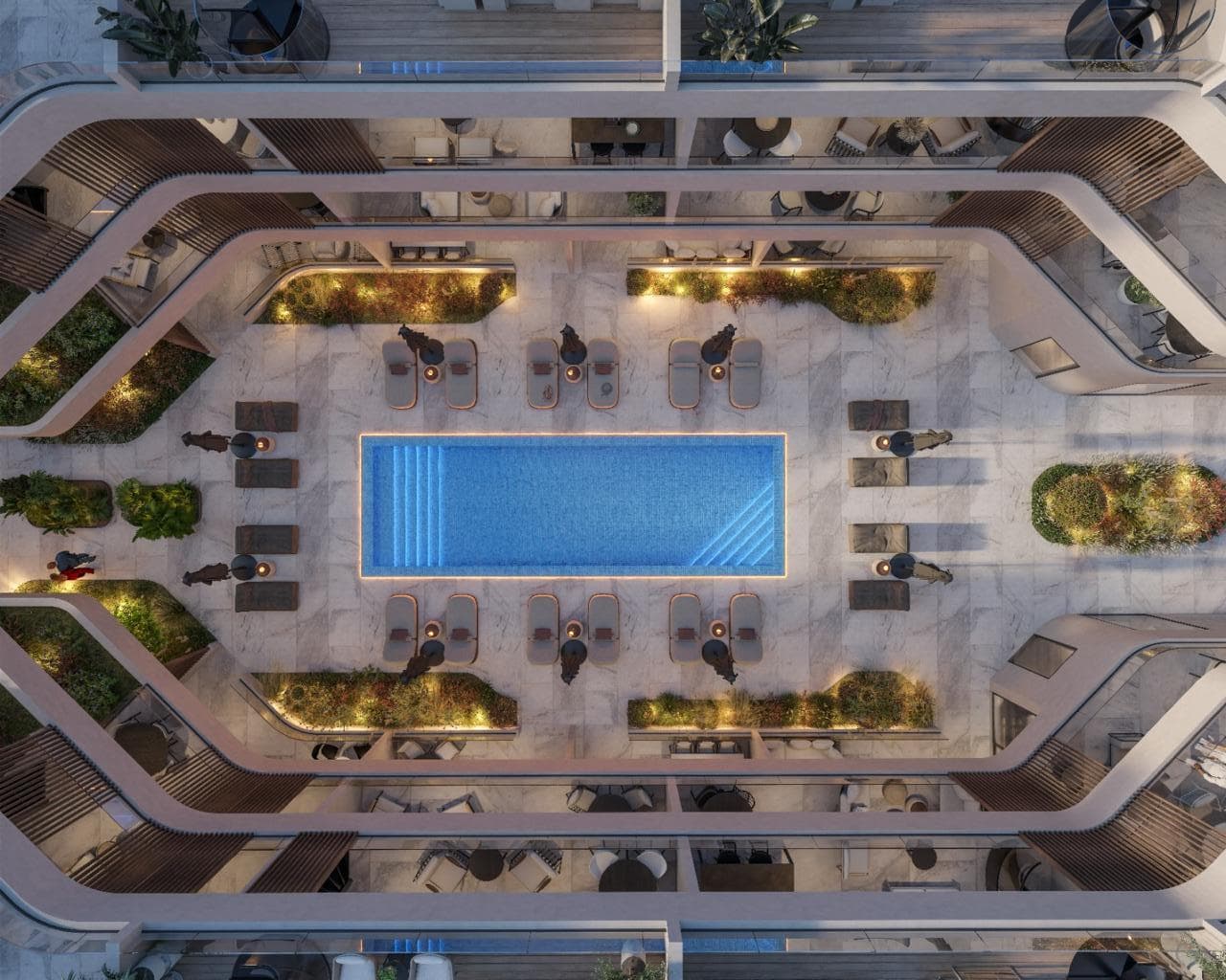 2-bedrooms apartments in Larnaca, Cyprus.