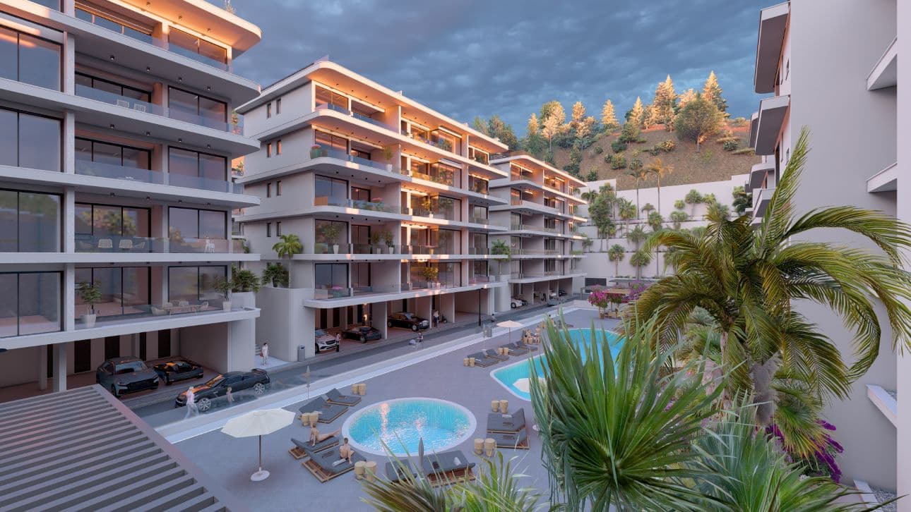 2-bedrooms apartments in Limassol, Cyprus.