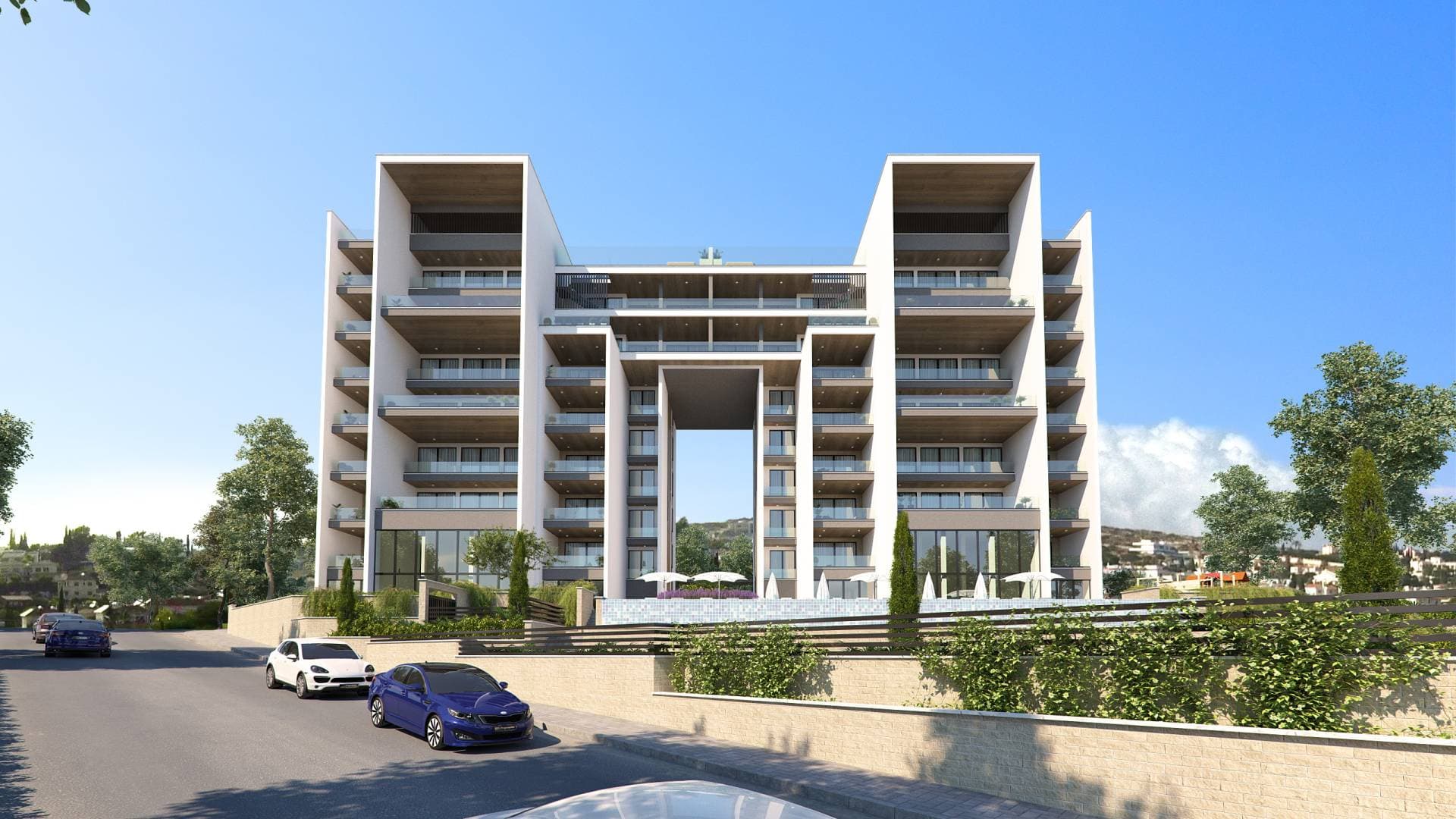 3-bedrooms apartments in Limassol, Cyprus.