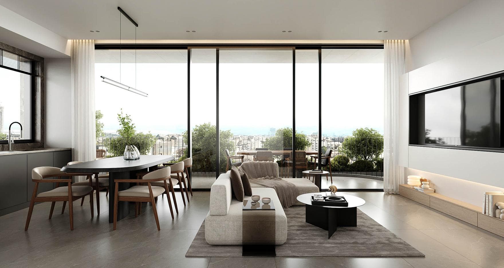 2-bedrooms apartments in Limassol, Cyprus.