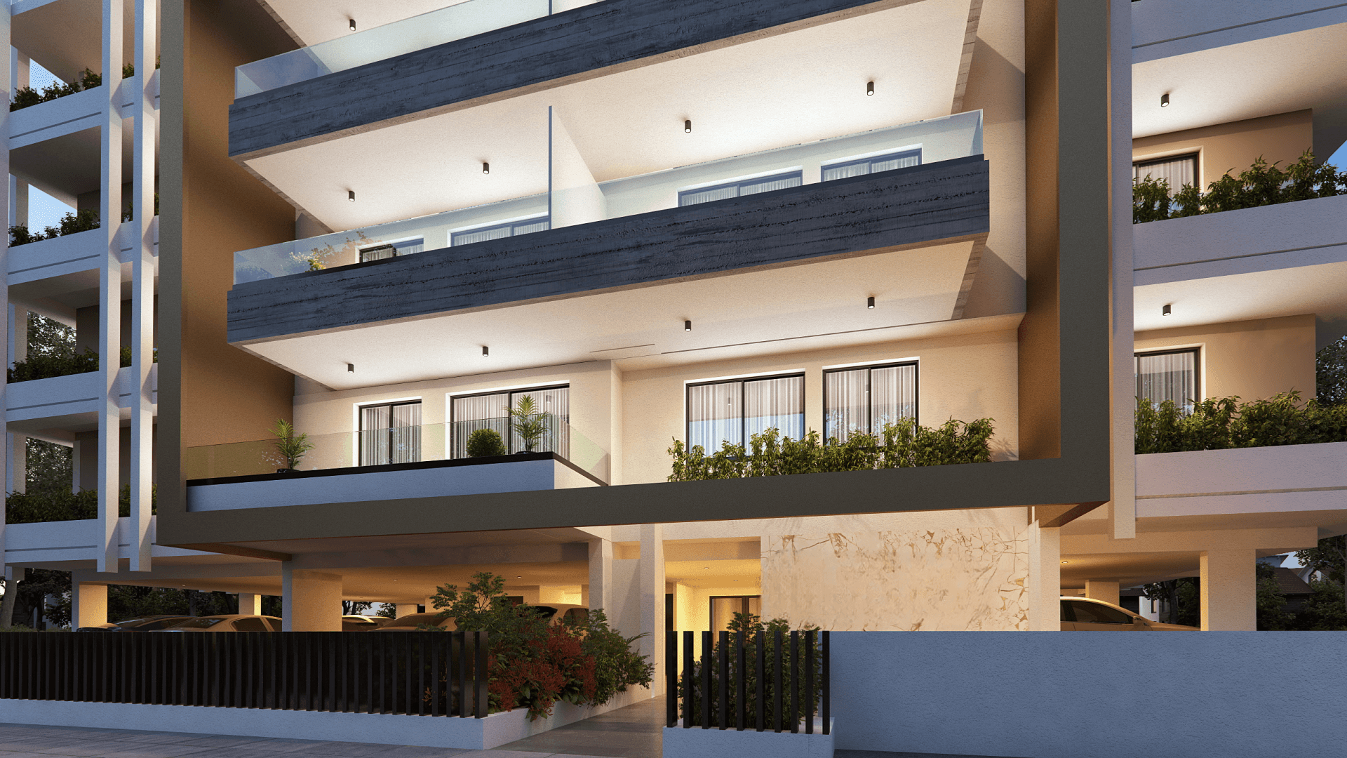 2-bedrooms apartments in Larnaca, Cyprus.