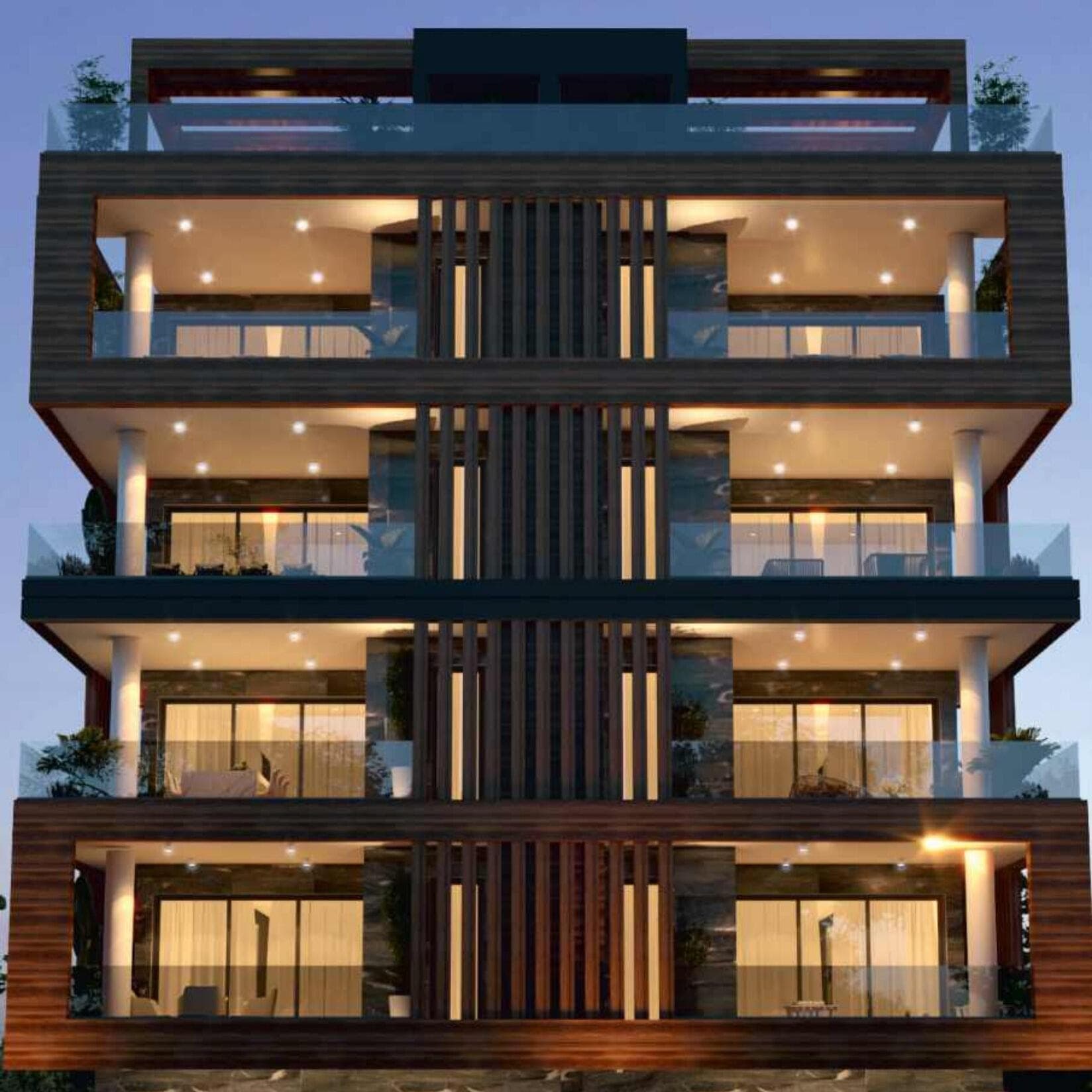 2-bedrooms apartments in Larnaca, Cyprus.