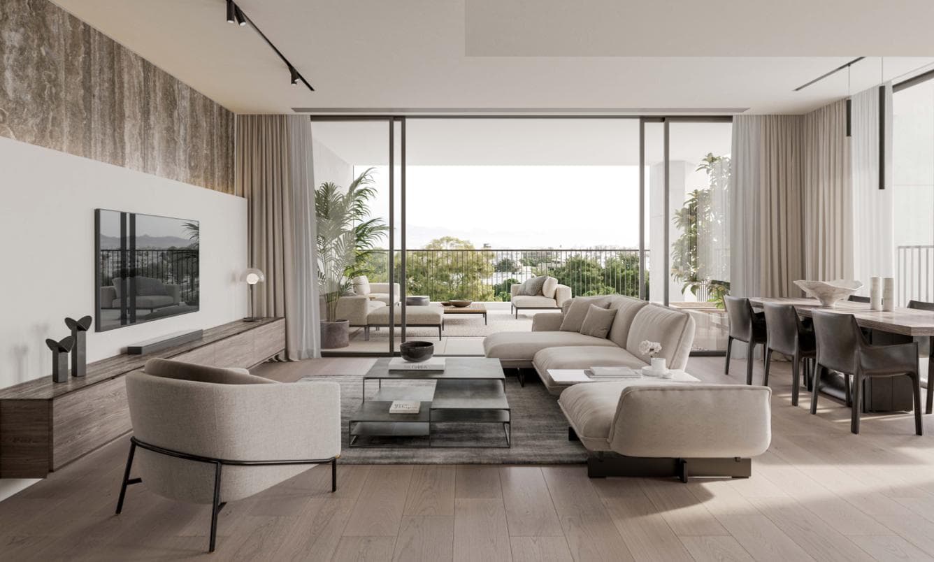 1-bedrooms apartments in Nicosia, Cyprus.