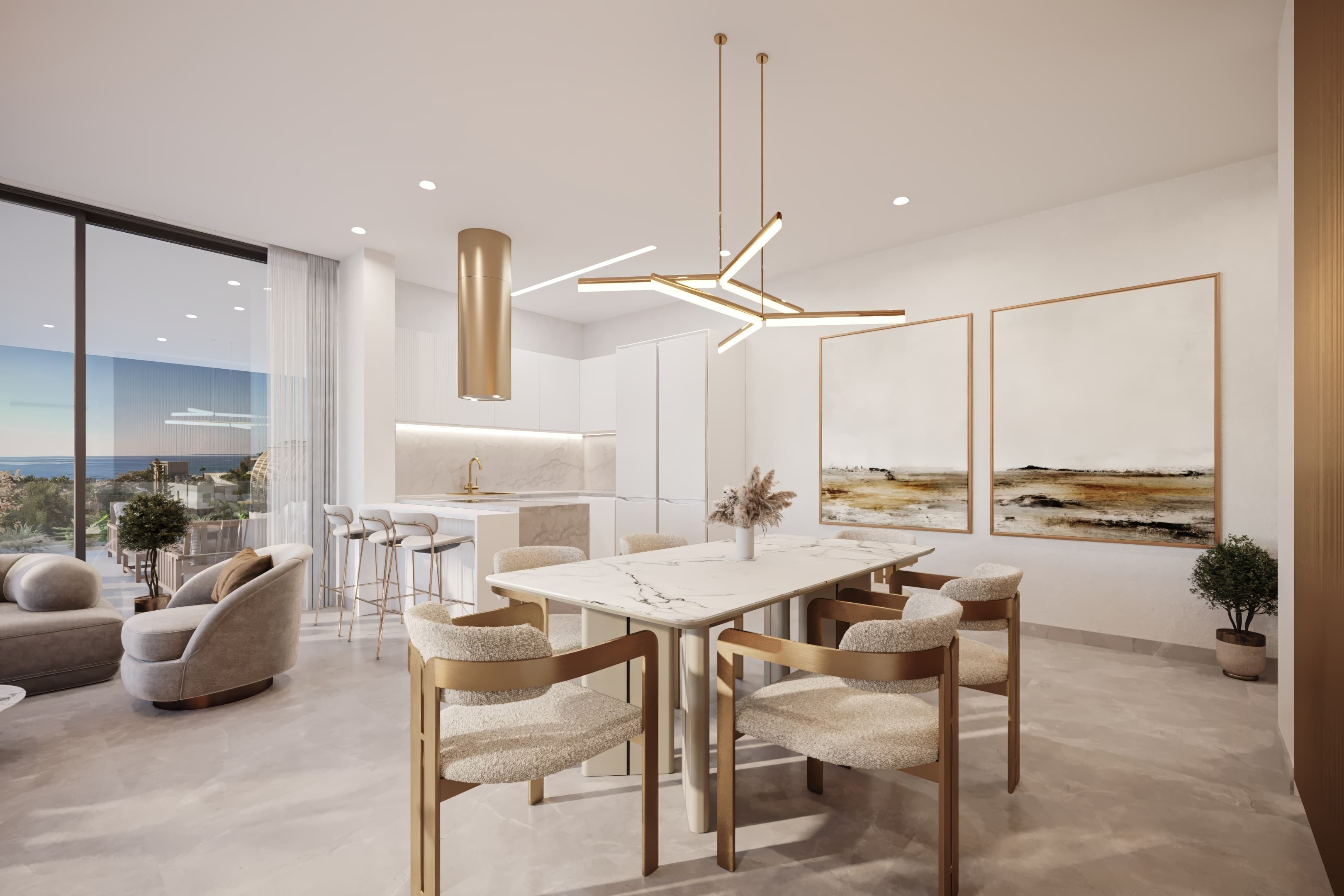 1-bedrooms apartments in Limassol, Cyprus.