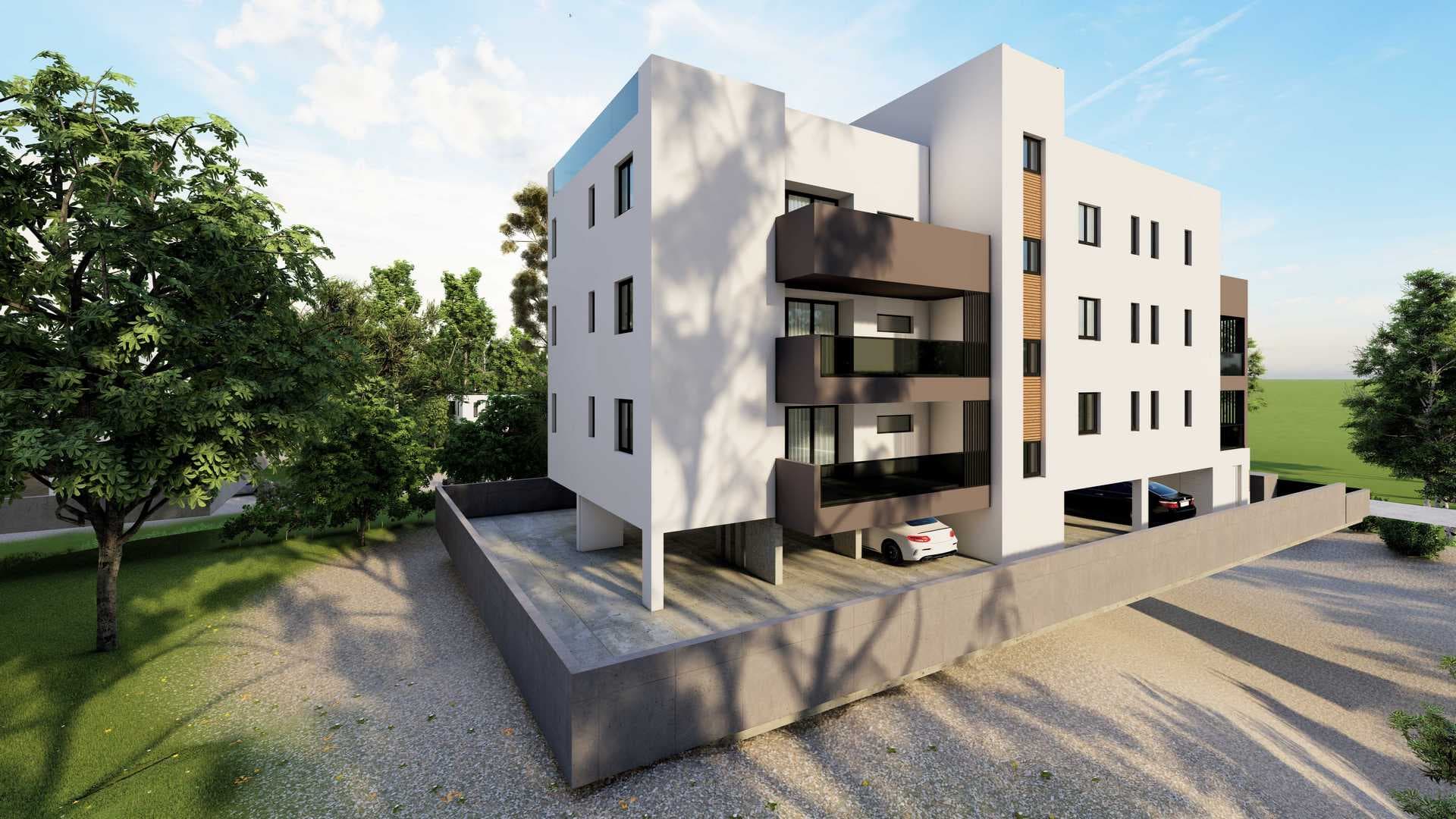 2-bedrooms apartments in Nicosia, Cyprus.