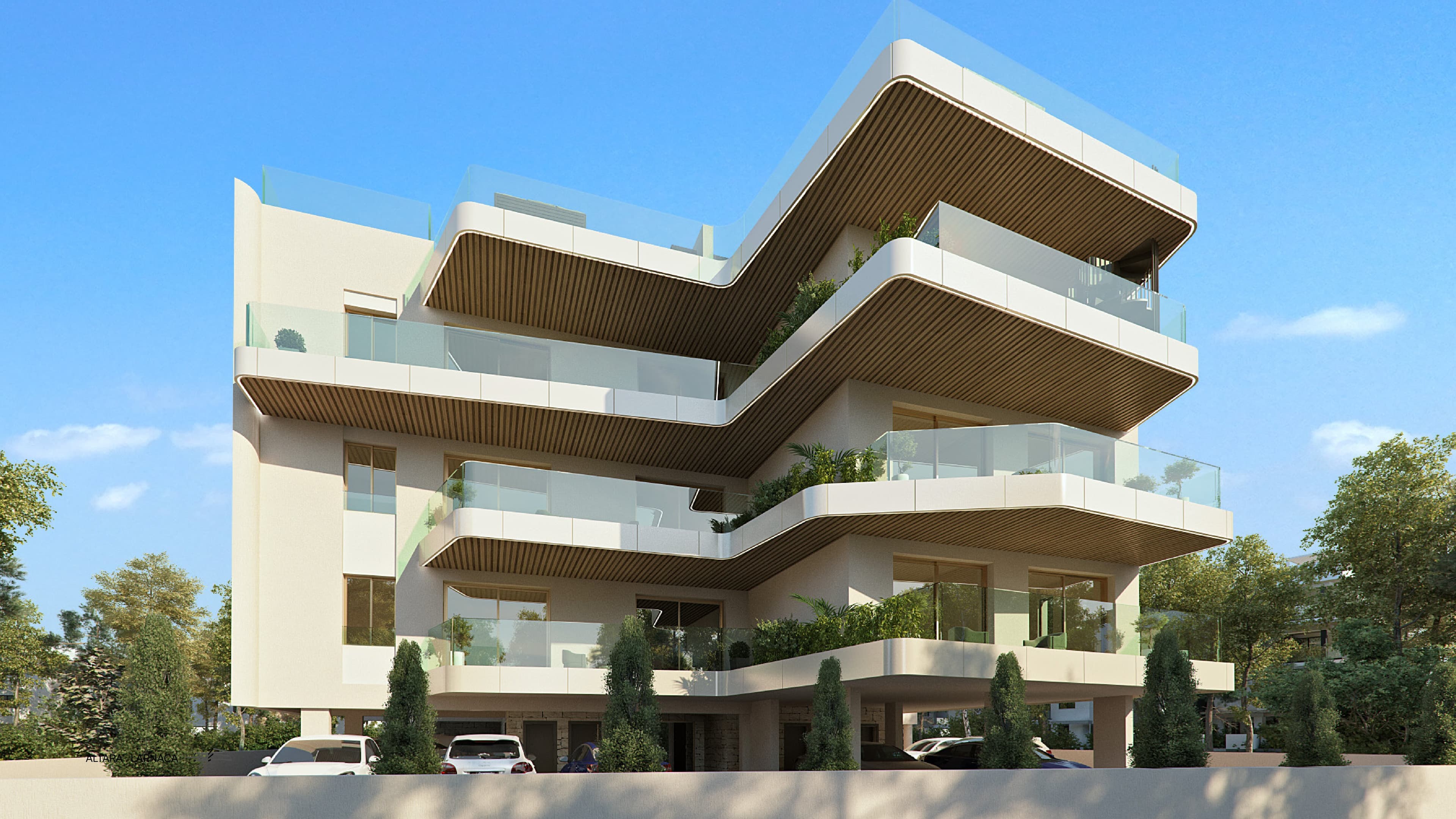 2-bedrooms apartments in Larnaca, Cyprus.