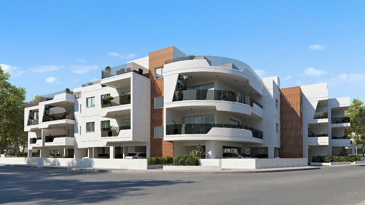 2-bedrooms apartments in Larnaca, Cyprus.