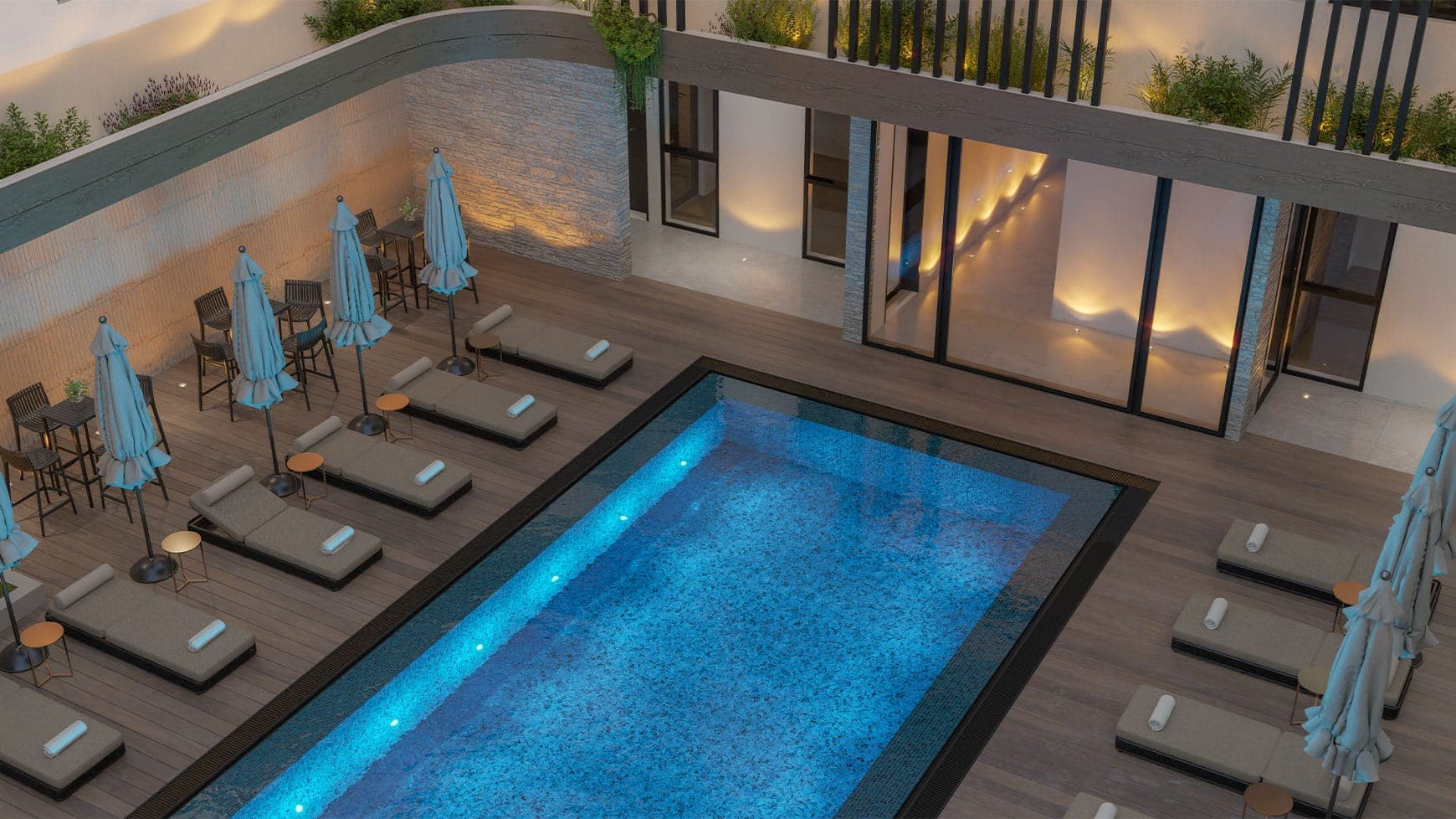 2-bedrooms apartments in Larnaca, Cyprus.
