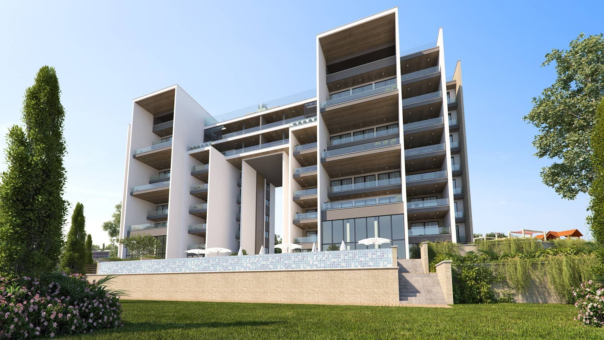 2-bedrooms apartments in Limassol, Cyprus.