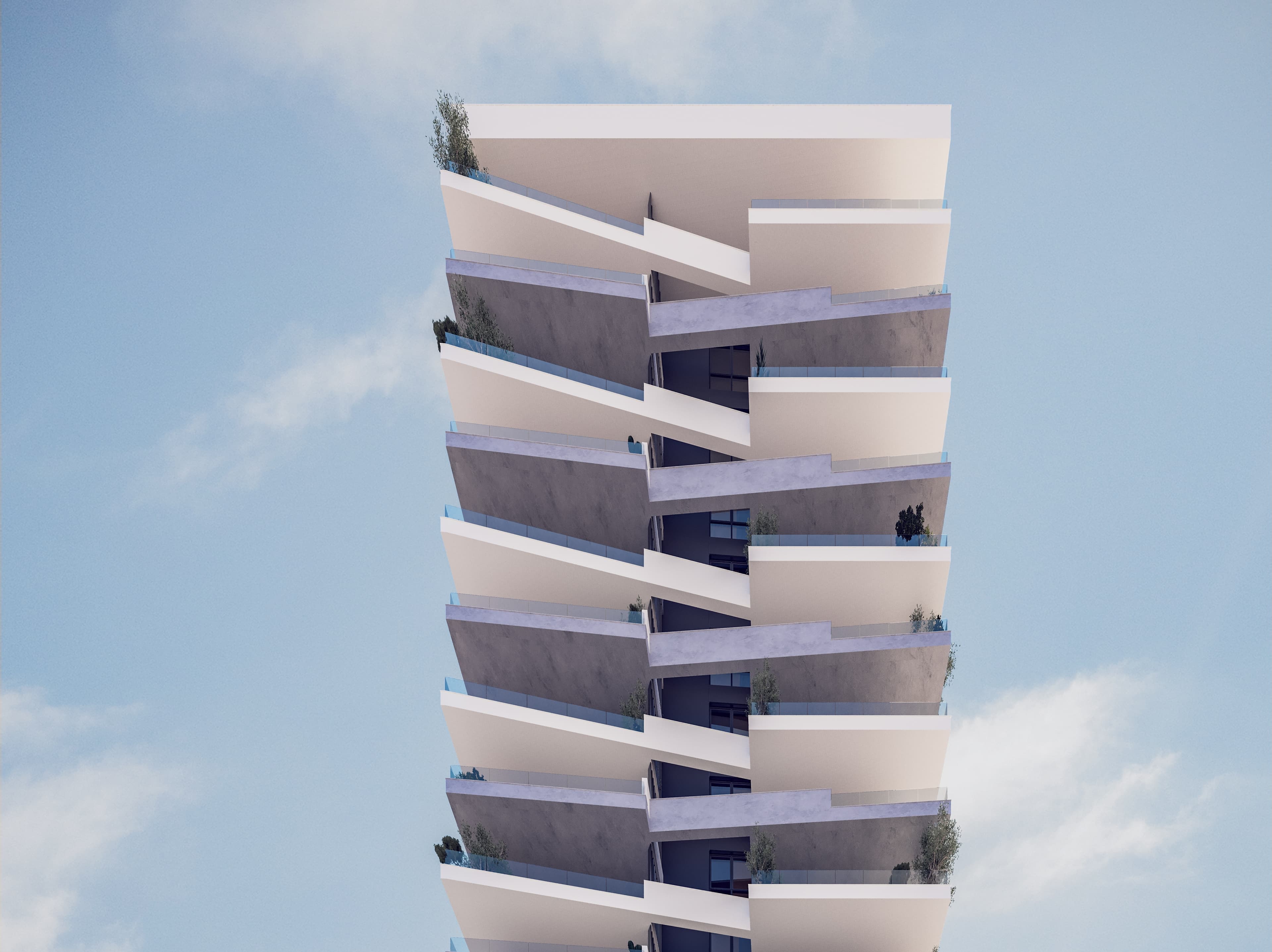 2-bedrooms apartments in Nicosia, Cyprus.