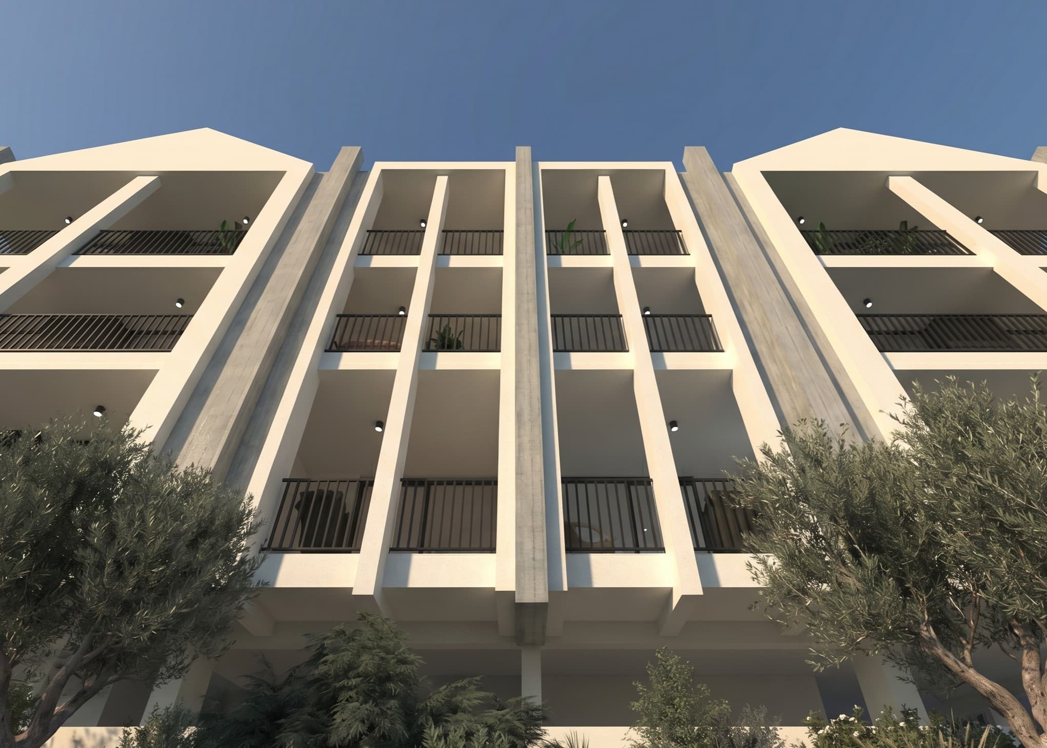 2-bedrooms apartments in Nicosia, Cyprus.