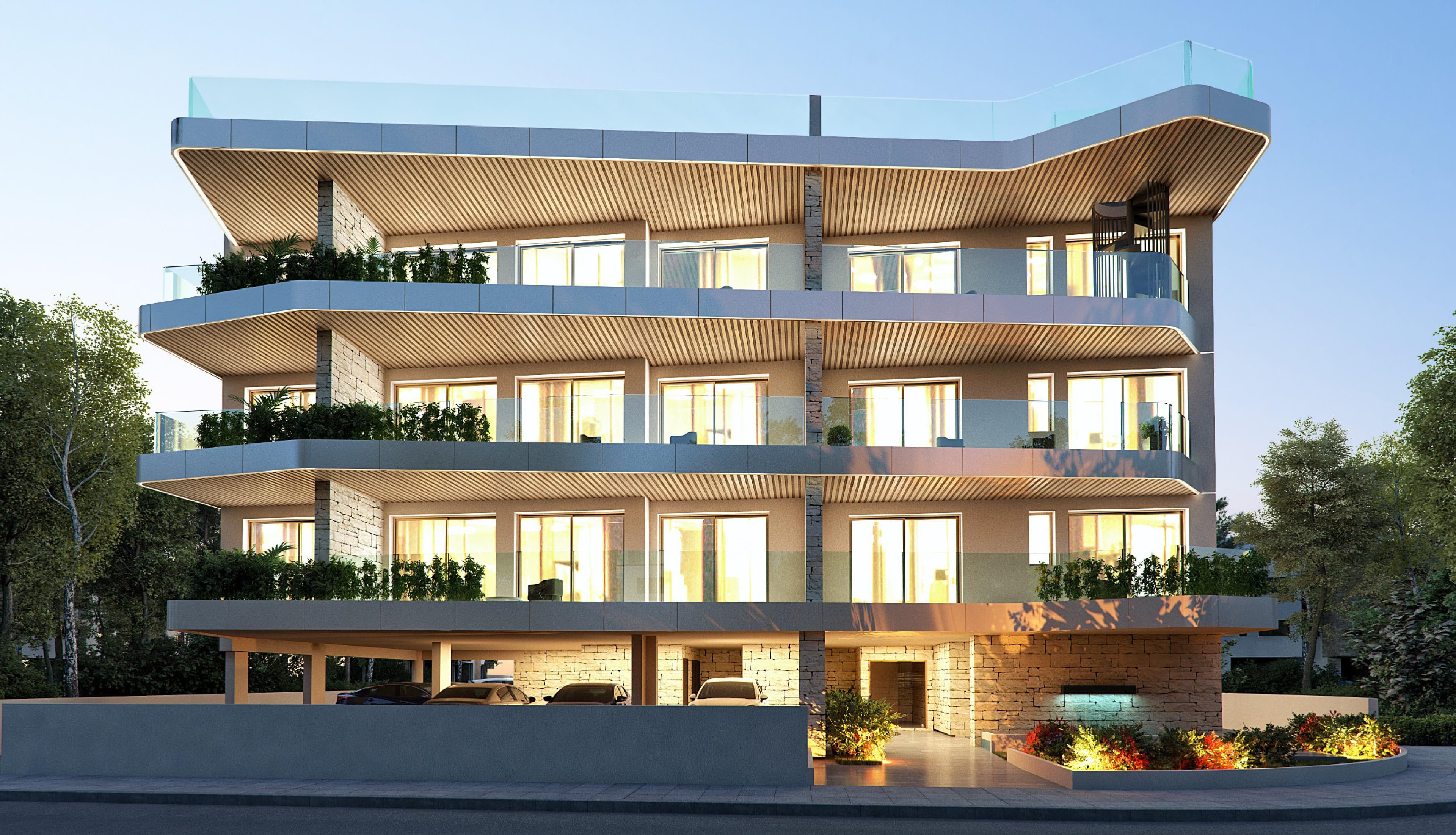 2-bedrooms apartments in Larnaca, Cyprus.