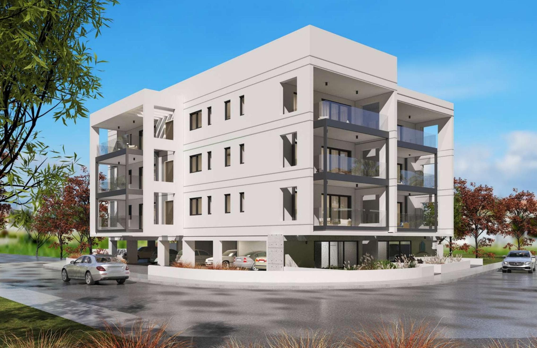 2-bedrooms apartments in Nicosia, Cyprus.