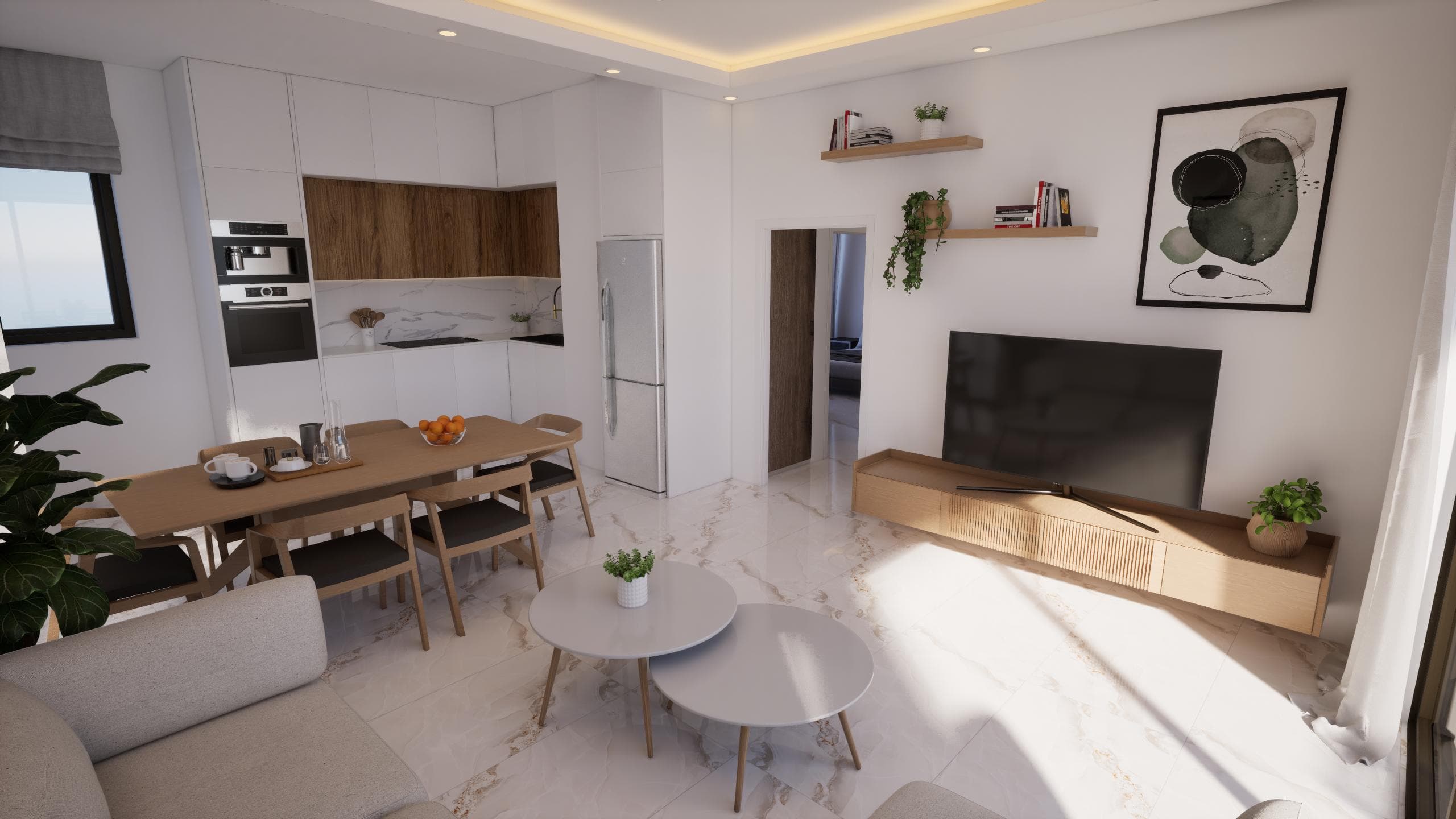 2-bedrooms apartments in Larnaca, Cyprus.