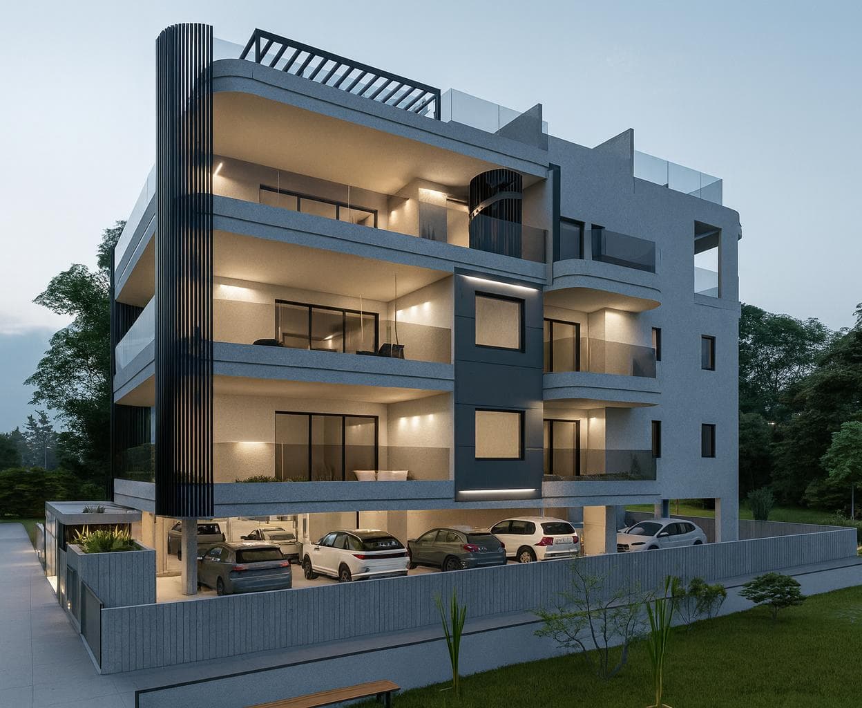 3-bedrooms apartments in Limassol, Cyprus.
