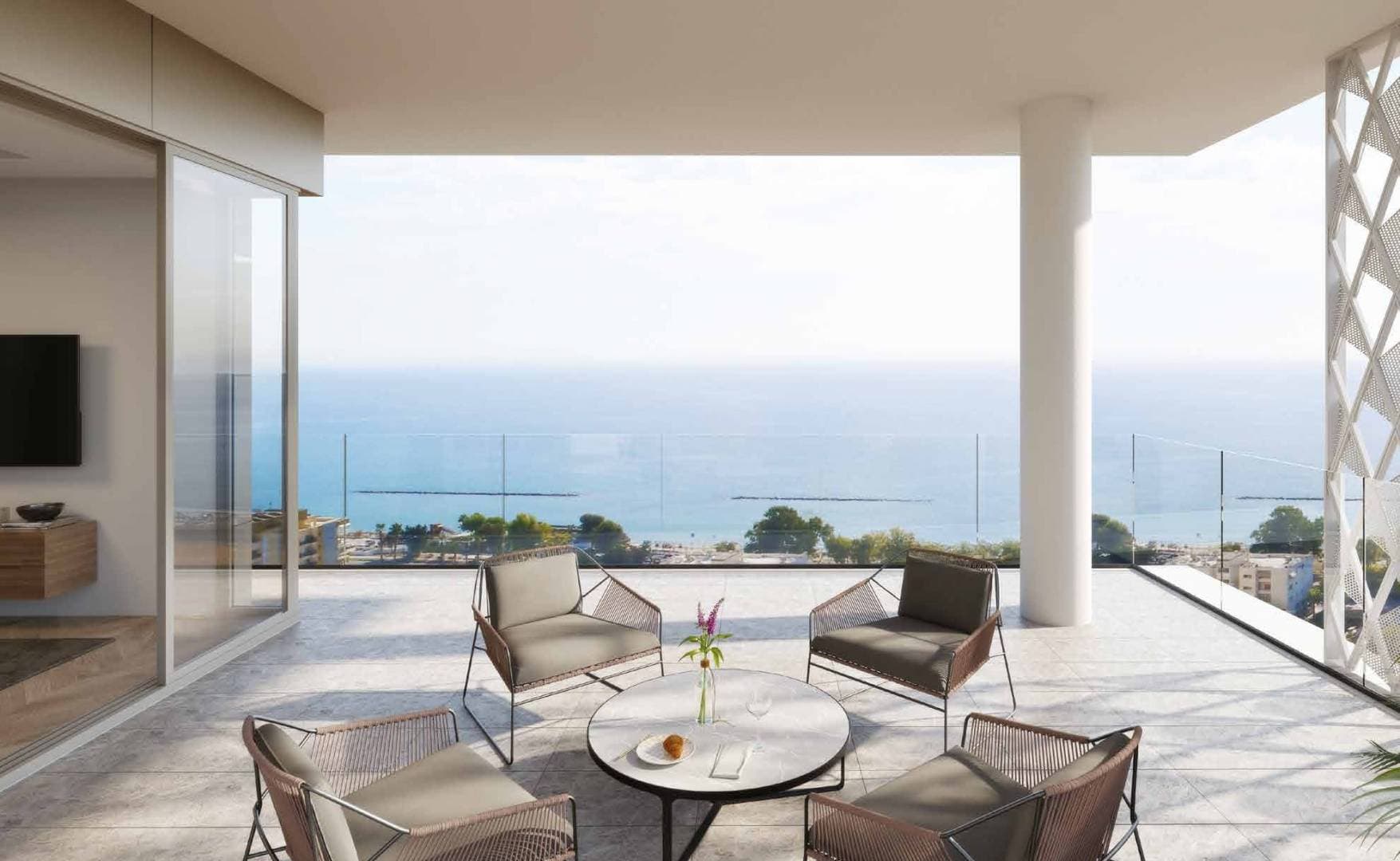 2-bedrooms apartments in Limassol, Cyprus.