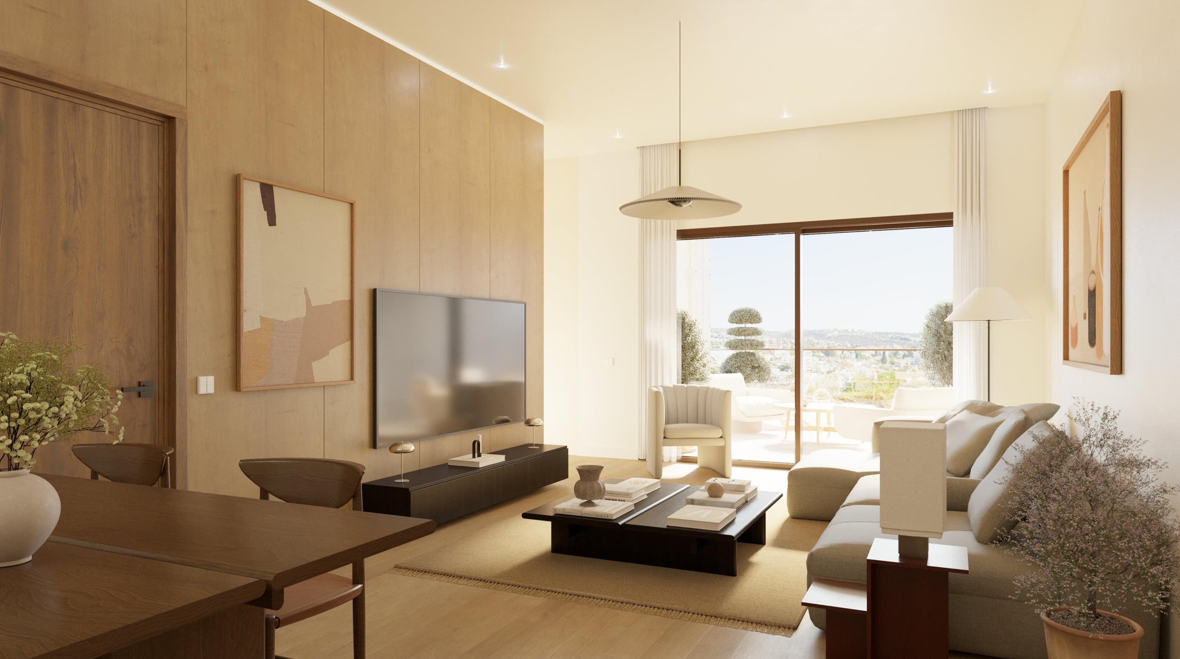 2-bedrooms apartments in Limassol, Cyprus.