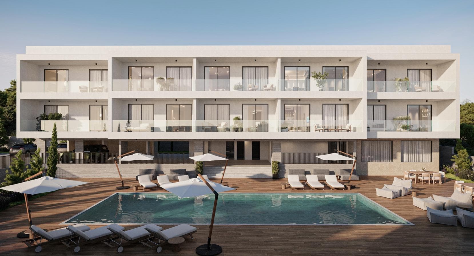 2-bedrooms apartments in Paphos, Cyprus.
