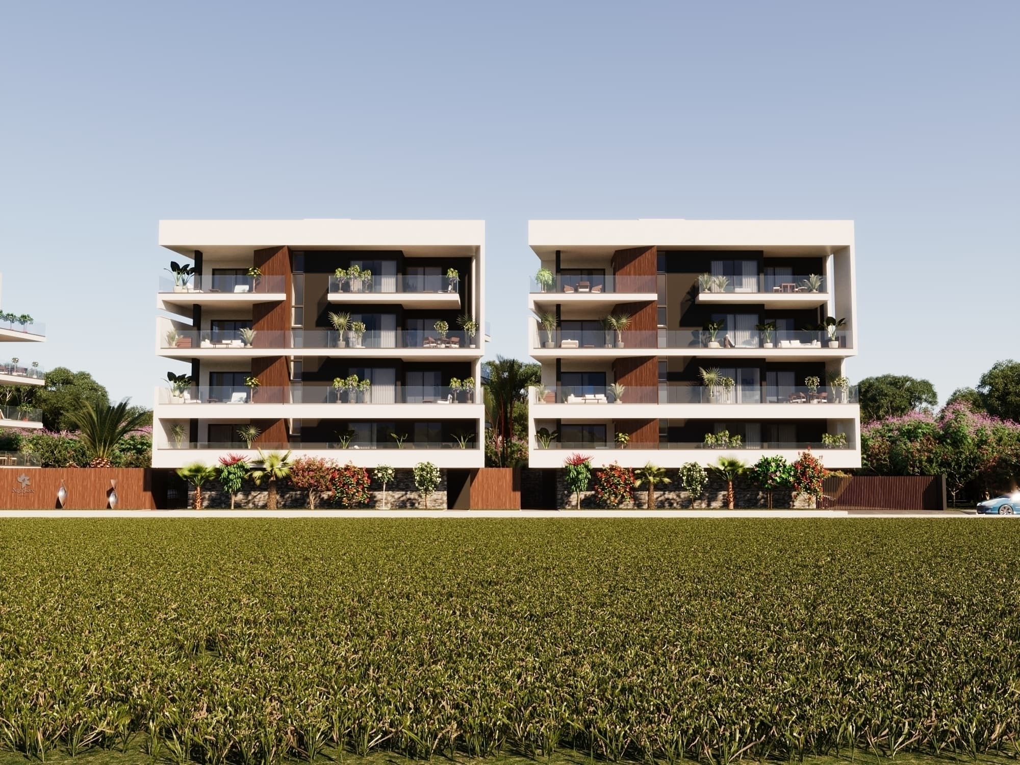 2-bedrooms apartments in Larnaca, Cyprus.