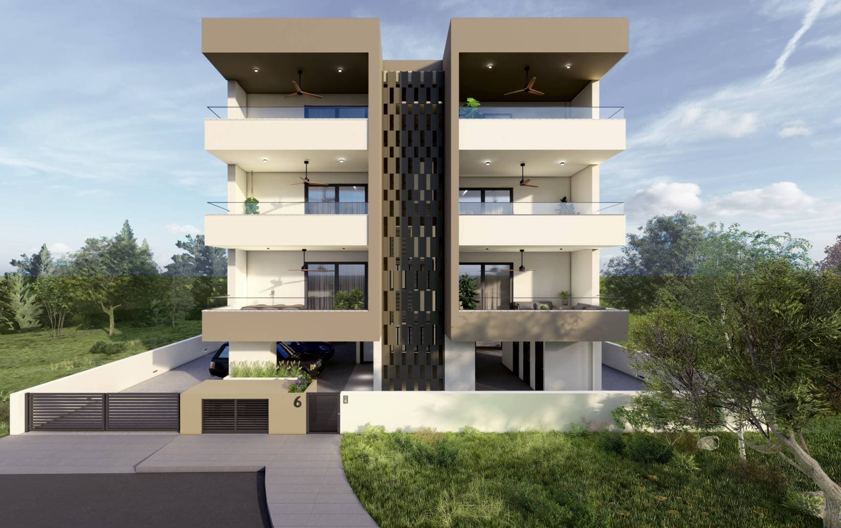 2-bedrooms apartments in Limassol, Cyprus.