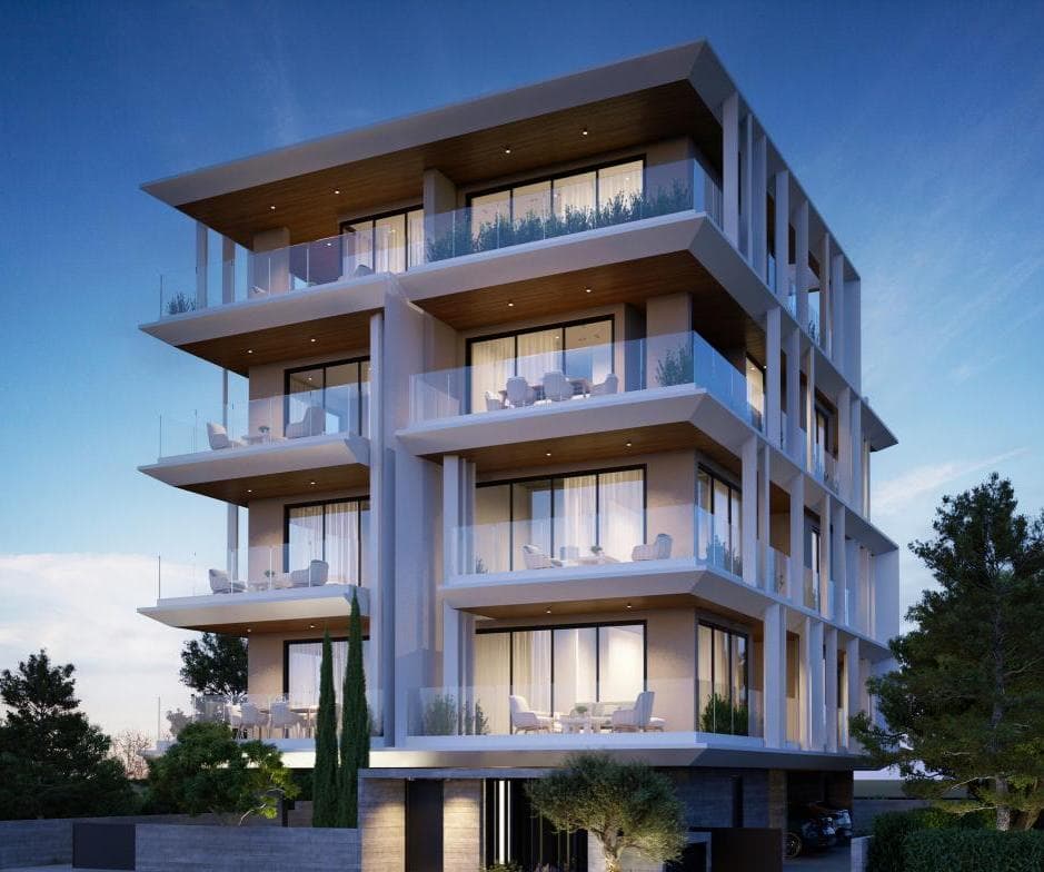 2-bedrooms apartments in Limassol, Cyprus.