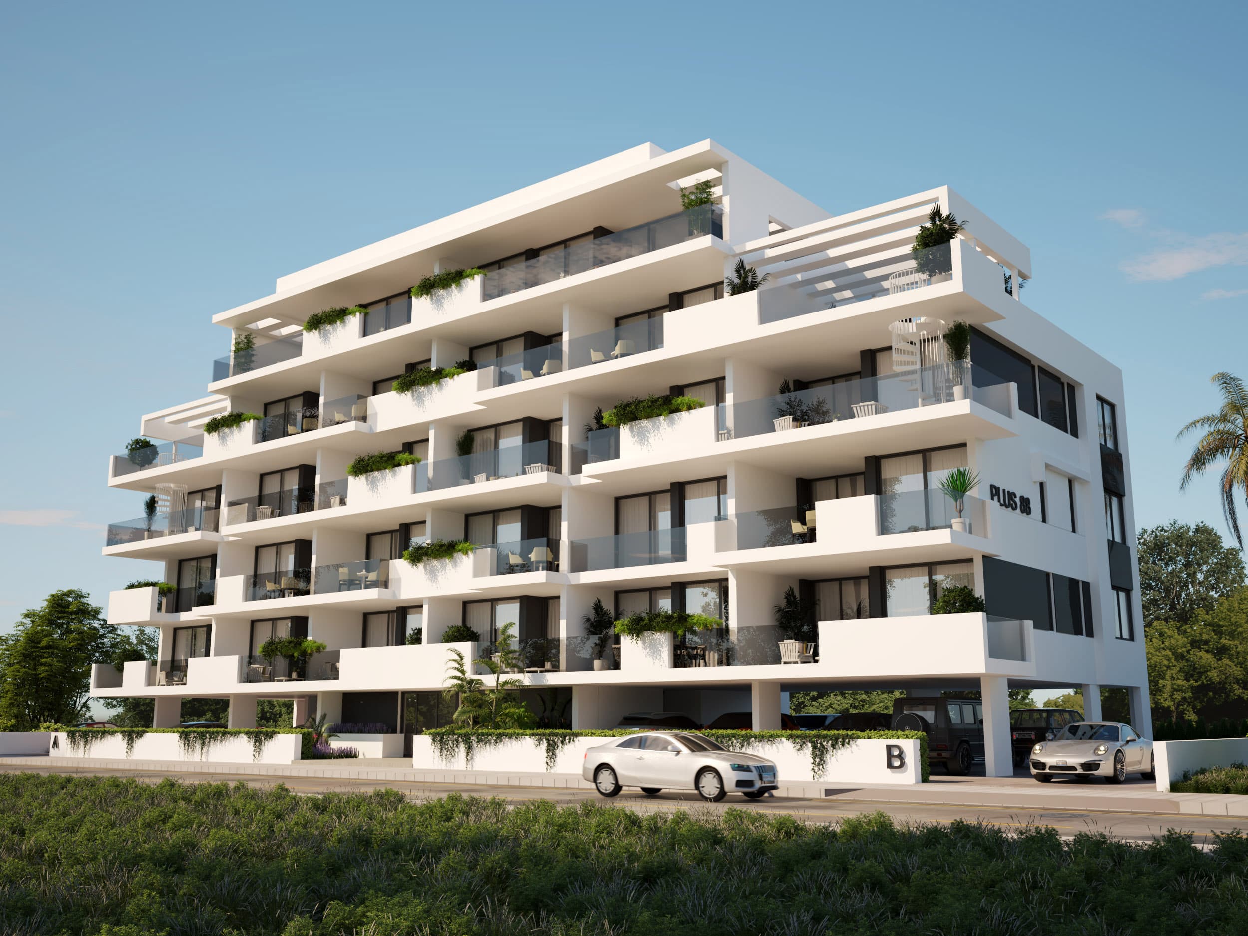 1-bedrooms apartments in Larnaca, Cyprus.